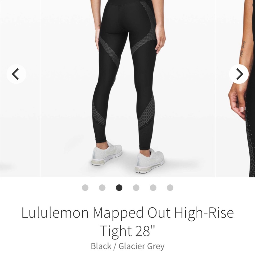 Lululemon mapped out high tight 28”